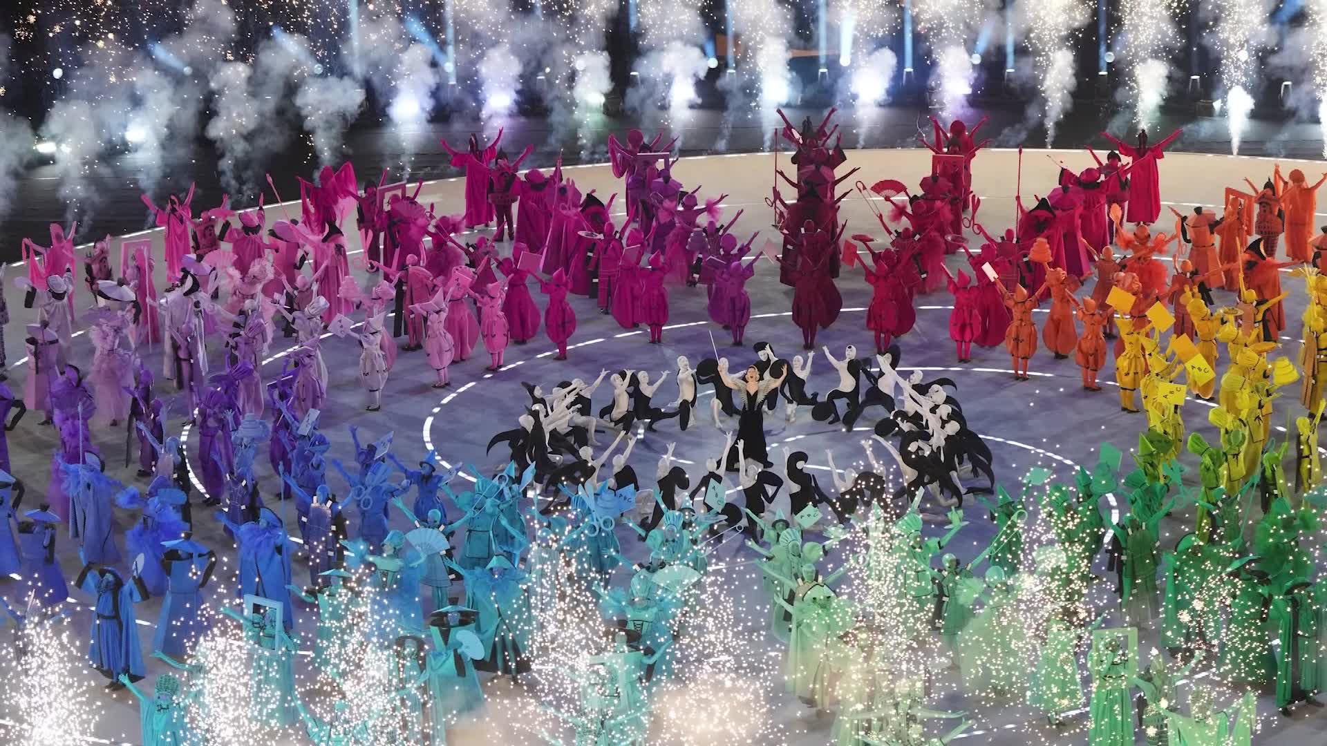 Spectacular opening ceremony captures Olympic spirit of harmony