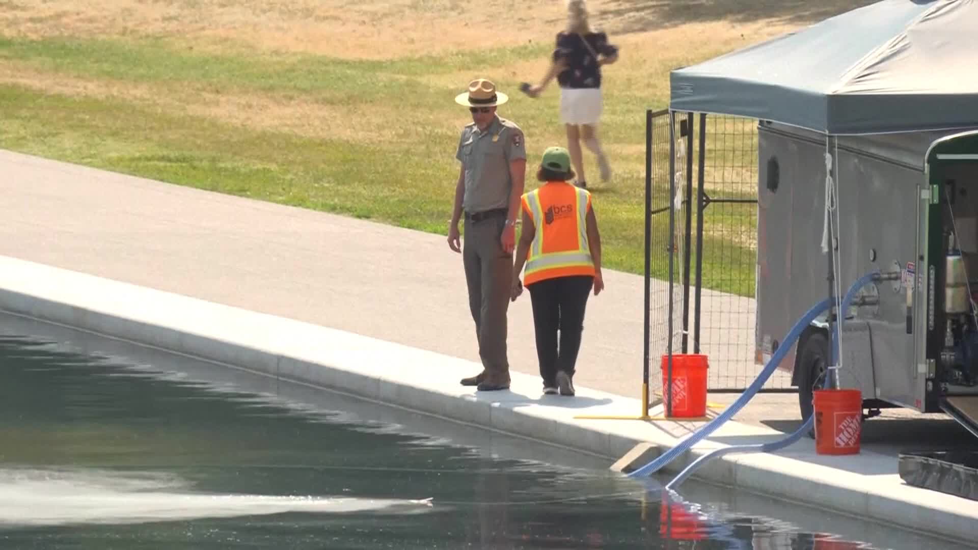 Reflecting Pool problems persist as Trump looks for a do-over – WSPA 7NEWS
