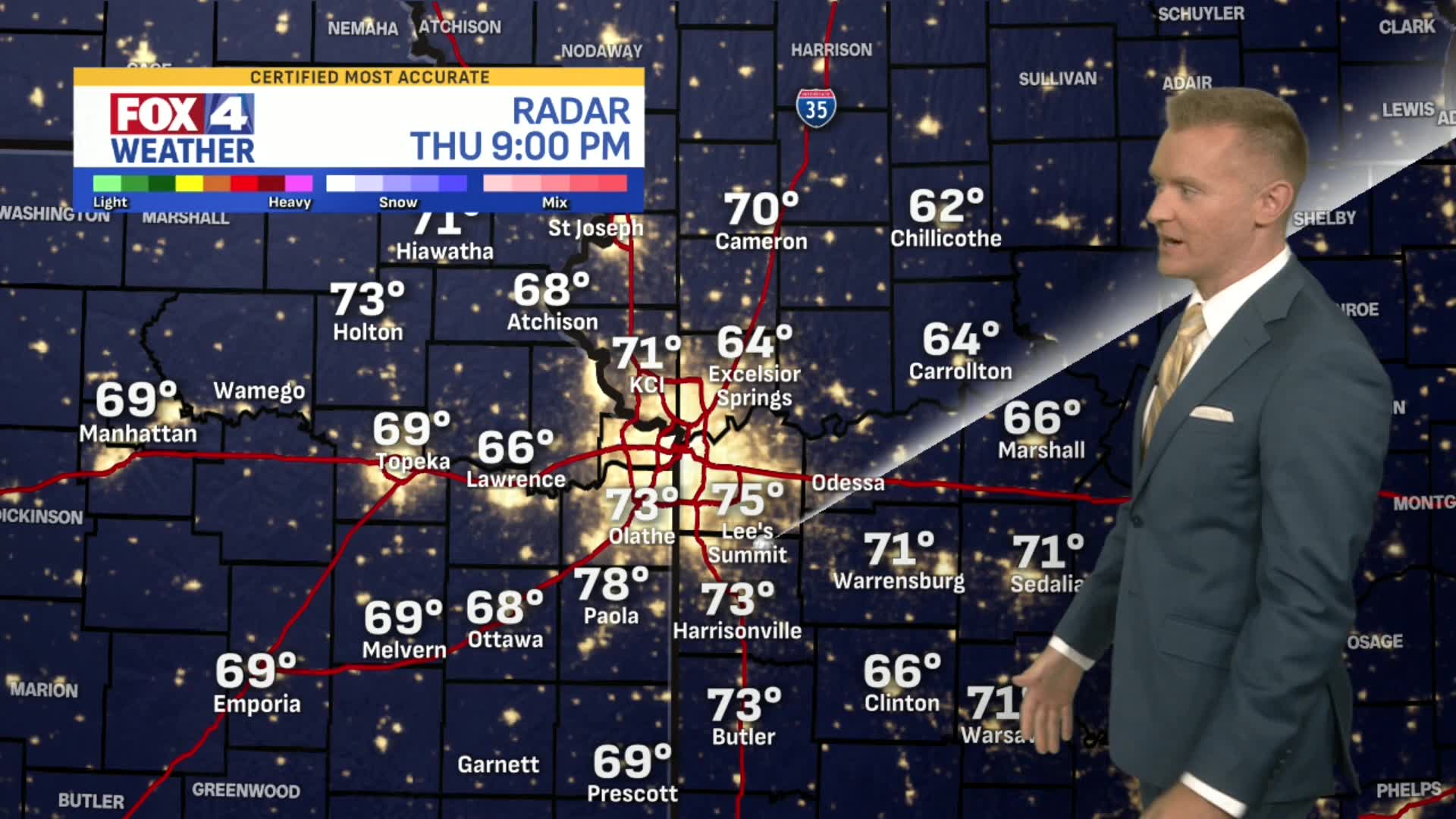 Fox4kc Weather Thursday night forecast – FOX 4 Kansas City WDAF-TV | News, Weather, Sports