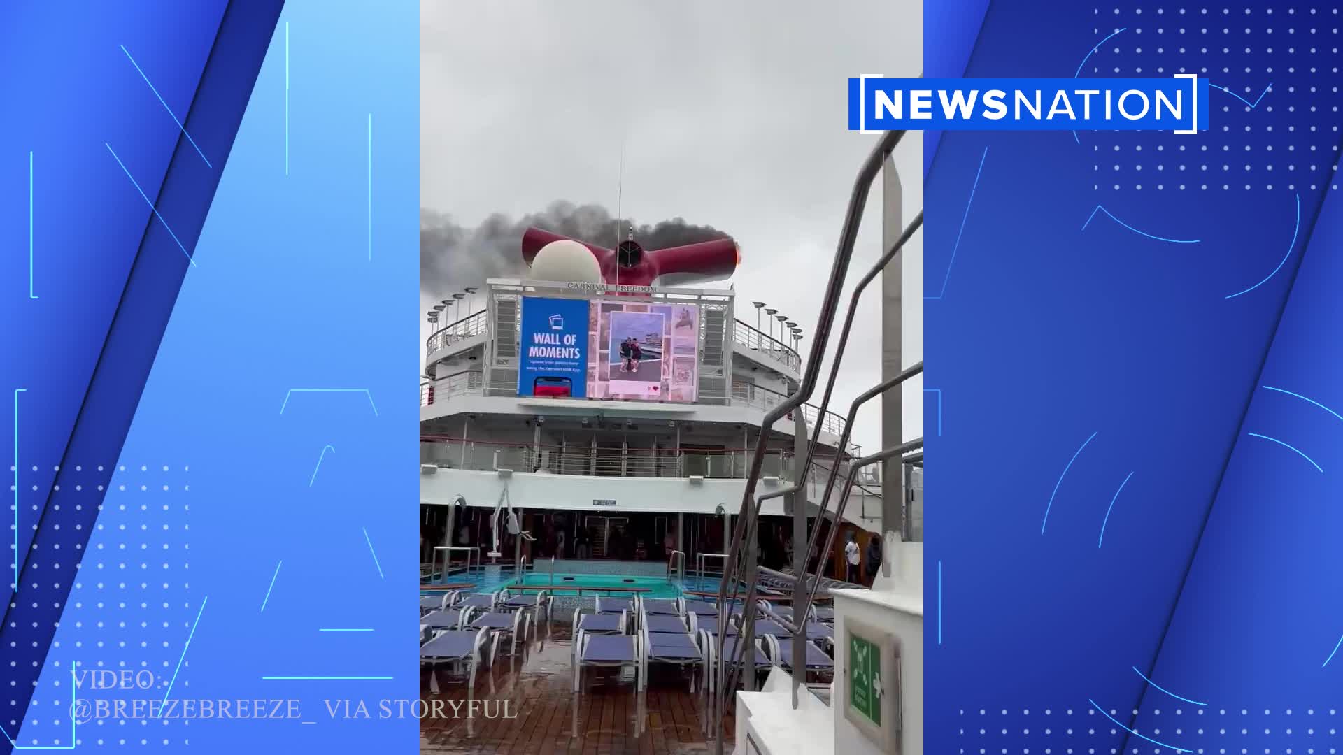 Carnival Freedom cruise ship catches fire near Bahamas – NewsNation