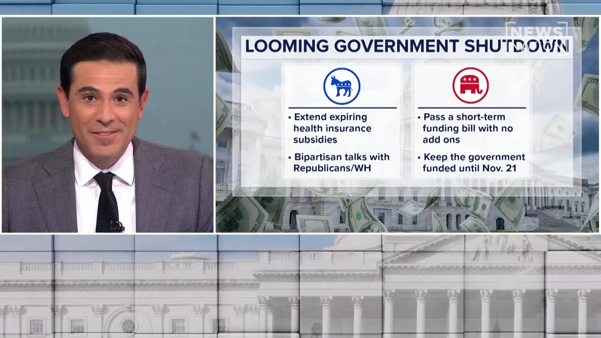 No deal made as the government shutdown deadline looms – The Hill