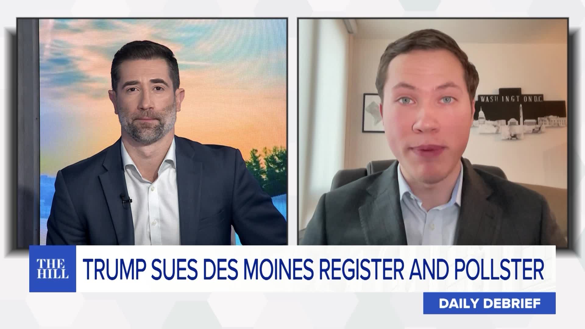 Trump Sues Des Moines Register Pollster The Hill