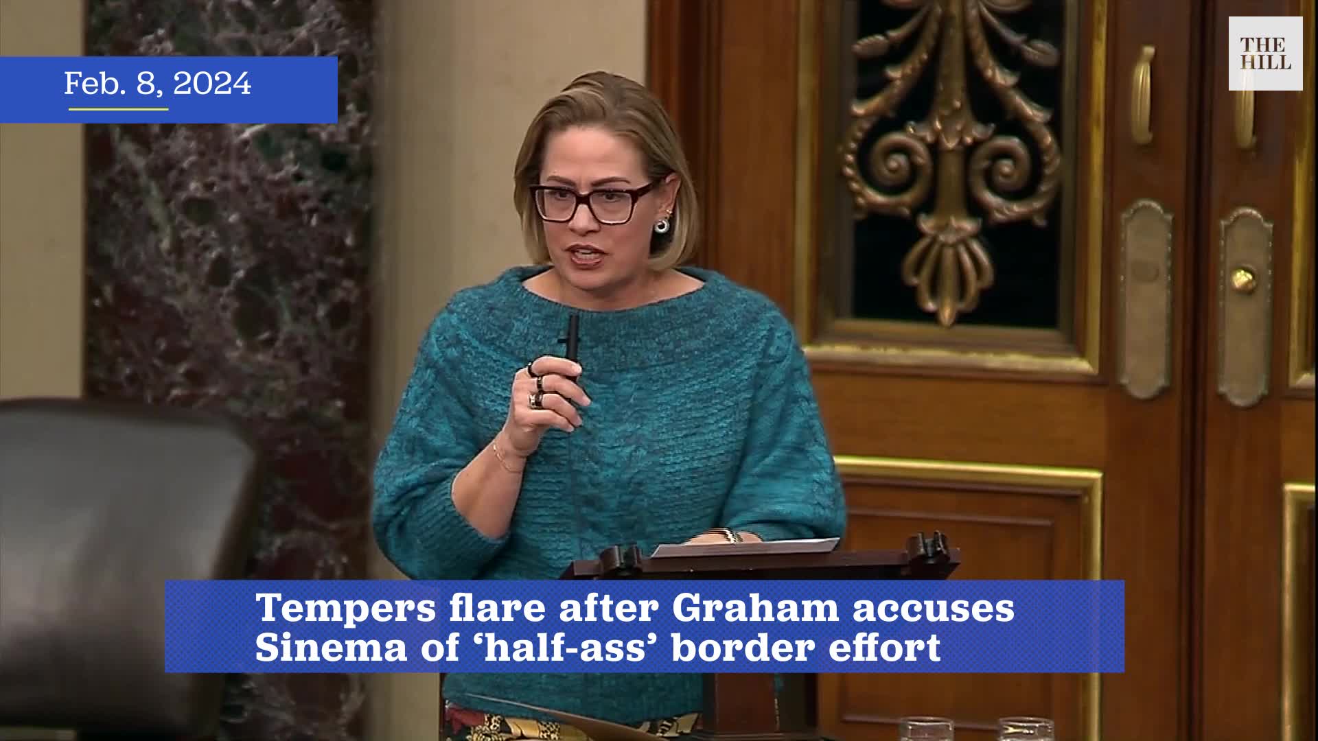 Tempers flare after Graham accuses Sinema of 'half-ass' border effort | The  Hill