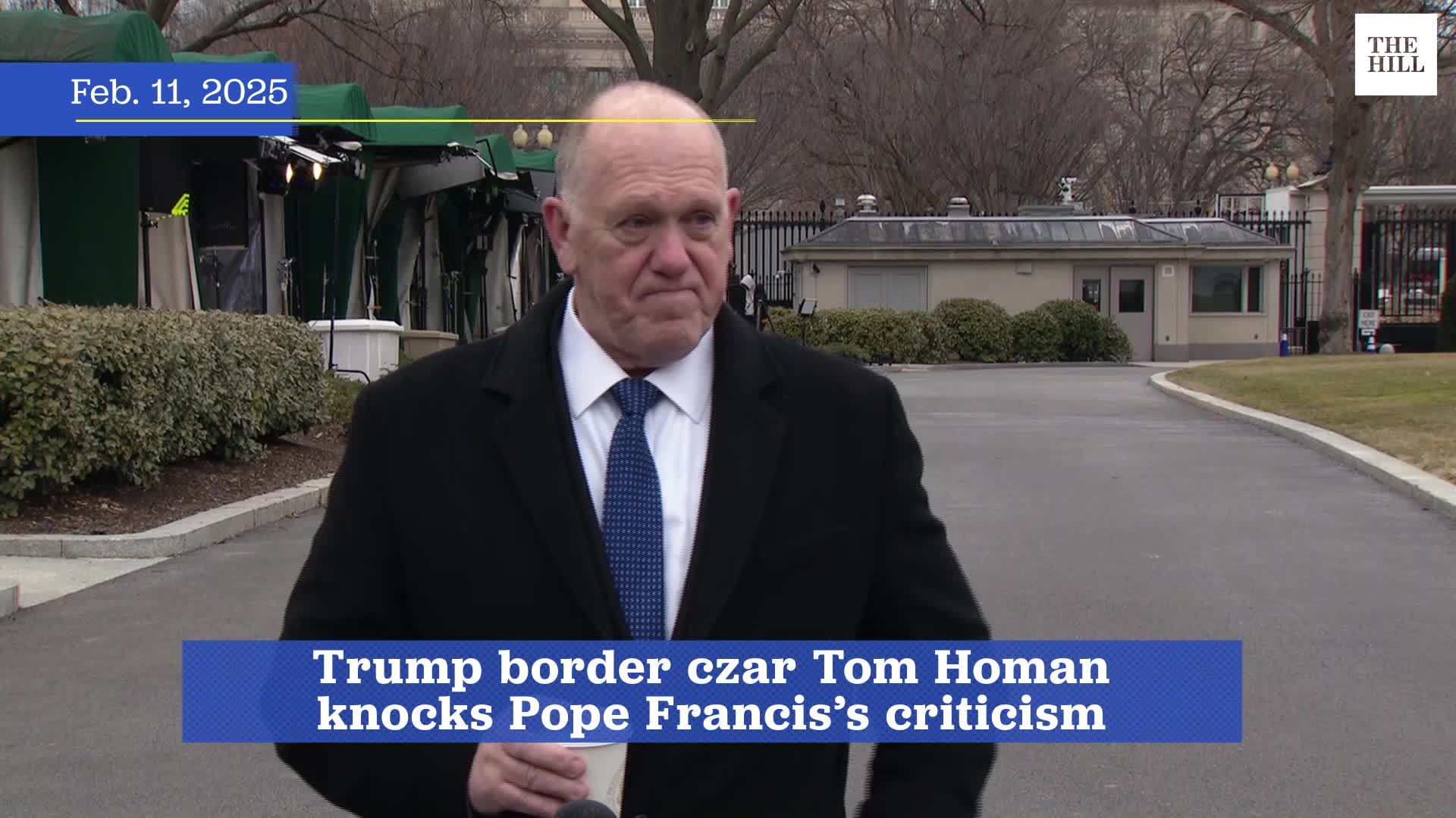 Trump border czar knocks Pope Francis’s criticism – The Hill